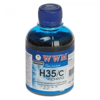 Чернила HP H35C (Cyan) 200г  WWM