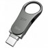 USB флеш 32GB  Silicon Power Mobile C80 Silver 3.0 (SP0UC3C80V1S) SP032GBUC3C80V1S