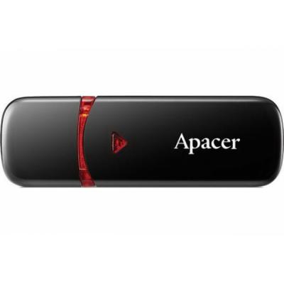 USB флеш 64GB  Apacer AH333 black 2.0 (AP64GAH333B-1)