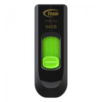 USB флеш 64GB  Team C145 Green 3.0 (TC145364GG01) TC145364GG01