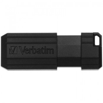 USB флеш 64GB Store 'n' Go PinStripe Black USB 2.0 Verbatim (49065)