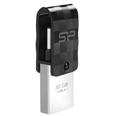 USB флеш Накопичувач Silicon Power 32GB 3.1 / Type-C Mobile C31 (SP032GBUC3C31V1K)