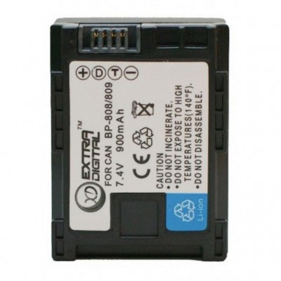 Аккумулятор Canon  к фото/видео EXTRADIGITAL BP-808 Chip (BDC2415) BDC2415