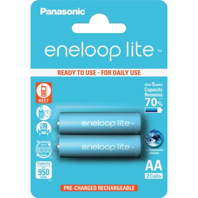 Аккумулятор Panasonic Eneloop Lite AA 950mAh NI-MH * 2 (BK-3LCCE/2BE) цена за 1у АКБ