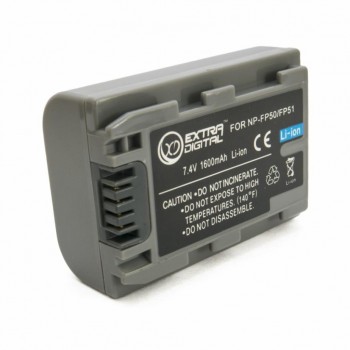 Аккумулятор Sony  к фото/видео EXTRADIGITAL NP-FP50 (BDS2667) BDS2667
