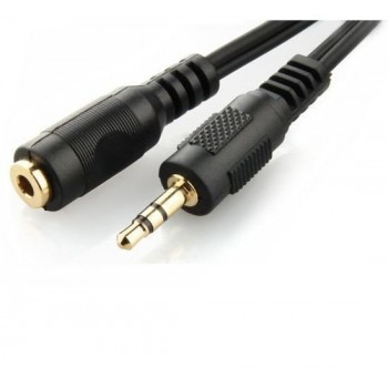 Аудіо-кабель удлинитель 3.5mm  5m (3.5мм-3.5мм) GEMBIRD (CCA-421S-5M)
