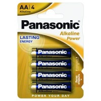Батарейка AA Panasonic LR06 Alkaline Power 4шт на блистере, цена за 1 батарейку