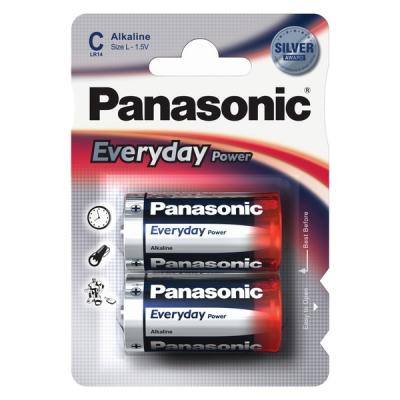 Батарейка Panasonic EVERYDAY POWER C BLI 2 ALKALINE LR14REE/2BR