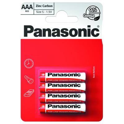 Батарейка Panasonic R03 Special Blister 1x4