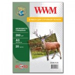 Бумага A3  WWM (SG260..20) SG260.A3.20