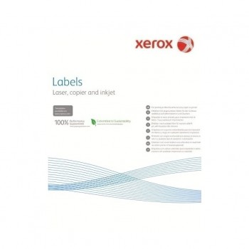 Бумага A4  XEROX Labels 1UP (squared)210x297mm/ Mono Laser/ 100л (003R97400) 135г, 100 л., полуматовая, этикетка, картон.пак 003R97400