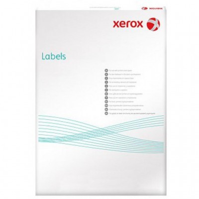 Бумага A4  XEROX Labels 1UP (squared)210x297mm/ Mono Laser/ 100л (003R97400) 135г, 100 л., полуматовая, этикетка, картон.пак 003R97400
