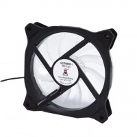 Вентилятор 120 мм Cooling Baby RAINBOW 1 разноцветный round LED 120x120x25мм HB, 24,5дБ, 12V, 1200 об/мин, (12025HBRB-1)