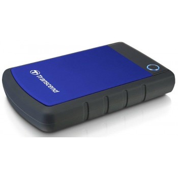 Жорсткий диск 2TB  Transcend (TS2TSJ25H3B) USB 3.0, StoreJet 25 H3, гума, синий TS2TSJ25H3B  36 мес.