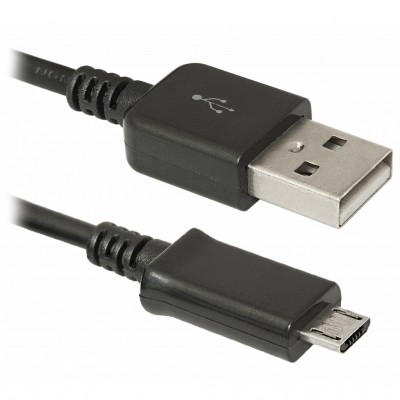 Дата кабель Defender USB08-03H USB 2.0 - Micro USB, 1.0m (87473)