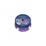 Диск DVD+R Verbatim 8.5Gb 8X CakeBox 25шт Printable (43667)  43667