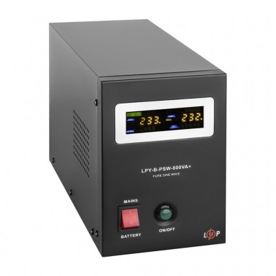 ДБЖ LogicPower LPY- B - PSW-800VA+, 5А/10А (4150)