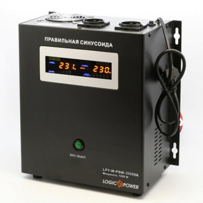 ДБЖ Logicpower  LogicPower LPY- W - PSW-2000VA+, 10А/20А (4146) 4146