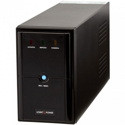 ДБЖ LogicPower LPM-U1250VA, Lin.int., AVR, 3 x евро, USB, металл