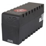 ДБЖ Powercom  RPT-800AP RJ-45 +Автоматический стабилизатор напряжения 12В 7.2Ач ~ 13 минут 3 розетки IEC320 C13 с резервным питанием. USB-порт	Определение и отображение уровня заряда аккумулятора, входного и выходного напряжения, установка расписания вклю