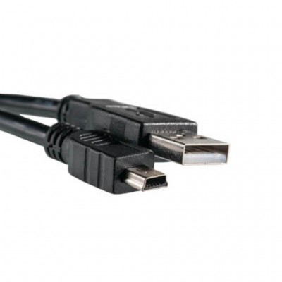 Кабель USB-miniUSB  USB 2.0 AM to Mini 5P 0.5m PowerPlant (KD00AS1219)