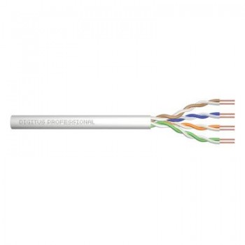 Кабель UTP 305м, cat 6, CCA, AWG23/1, PVC (ACU-4611-305) DIGITUS