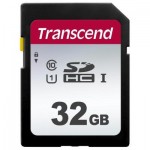 Карта пам'яті 32GB SDHC class 10 UHS-I U1 Transcend (TS32GSDC300S)