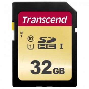 Карта пам'яті 32GB SDHC class 10 UHS-I U1 Transcend (TS32GSDC500S)