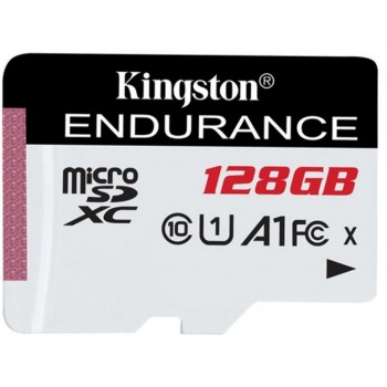 Карта пам'яті Kingston 128GB microSD class 10 UHS-I U1 A1 High Endurance (SDCE/128GB)