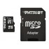 Карта пам'яті MicroSDHC 16GB UHS-I Class 10 Patriot LX + SD-adapter (PSF16GMCSDHC10)