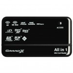 Картрідер Grand-X  multi All-in-One 64Gb to 2Tb SDXC (CRX05Black)