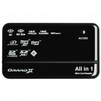 Картрідер Grand-X  multi All-in-One 64Gb to 2Tb SDXC (CRX05Black)