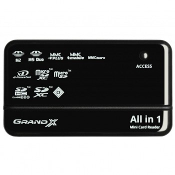 Картрідер Grand-X  multi All-in-One 64Gb to 2Tb SDXC (CRX05Black)