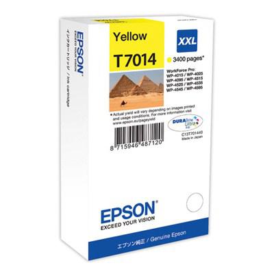 Картридж Epson WP 4000/4500 XXL yellow 3.4k C13T70144010