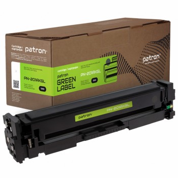 Картридж HP CLJ CF400A BLACK GREEN Label (PN-201AKGL) PATRON