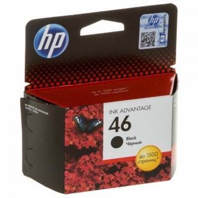 Картридж HP No.46 Ultra Ink Advantage Black CZ637AE