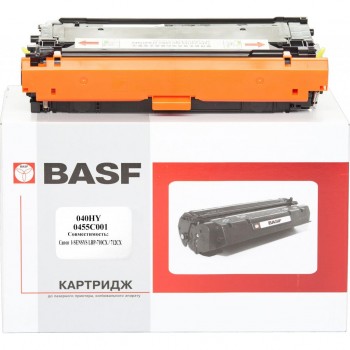 Картридж для Canon 040H Yellow (KT-040HY) BASF