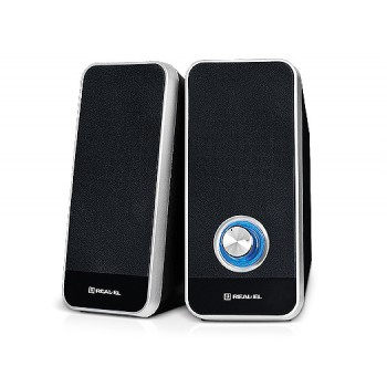 Акустична система REAL-EL S-80 черный 6 Вт (3 + 3) USB