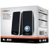 Акустична система REAL-EL S-80 черный 6 Вт (3 + 3) USB