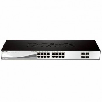 Комутатор D-Link DGS-1210-20 16port 1Gbit, 4SFP Smart DGS121020