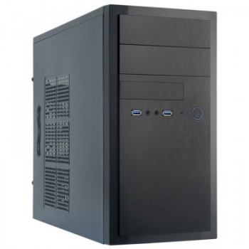 Корпус CHIEFTEC   HT-01B,без БП,2xUSB3.0,mATX,черный HT01BOP