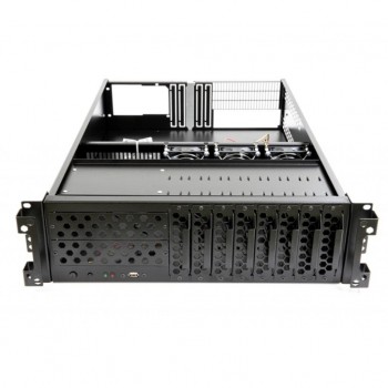 Корпус CSV 3U-S Rackmount 19', mATX/ Mini ITX, 3U, без б/ п, черный, 3 fan 3US