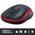 Мишка Logitech M185 Wireless Red USB 910-002240