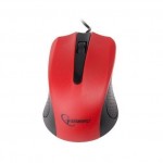 Миша GEMBIRD MUS-101-R красная,  оптическая,  1200 dpi,  USB MUS101R