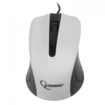 Миша GEMBIRD MUS-101-W белая,  оптическая,  1200 dpi,  USB MUS101W