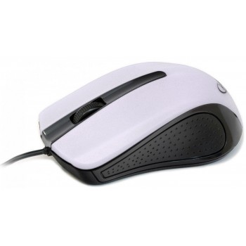 Миша GEMBIRD MUS-101-W белая,  оптическая,  1200 dpi,  USB MUS101W