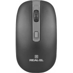 Миша REAL-EL RM-303 Black/Grey USB  
