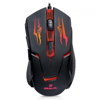 Миша Real-El RM-520 Gaming, black