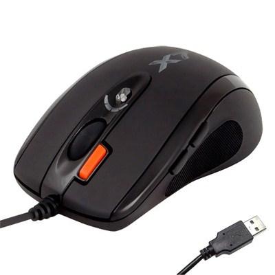 Миша USB A4 Tech X-710MK Black
