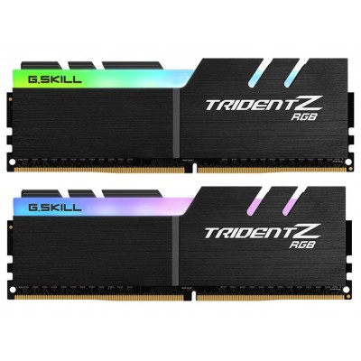 Пам'ять DDR4 32GB (2x16GB) 3200 MHz TridentZ RGB Black G.Skill (F4-3200C16D-32GTZR)
